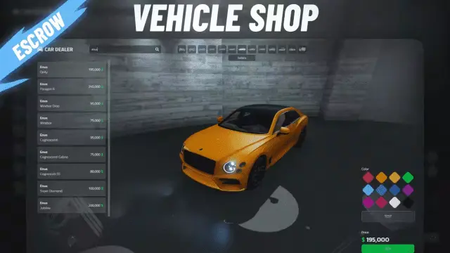 VMS Vehicleshop V5: Multi-Dealership Car, Plane & Boat Shops