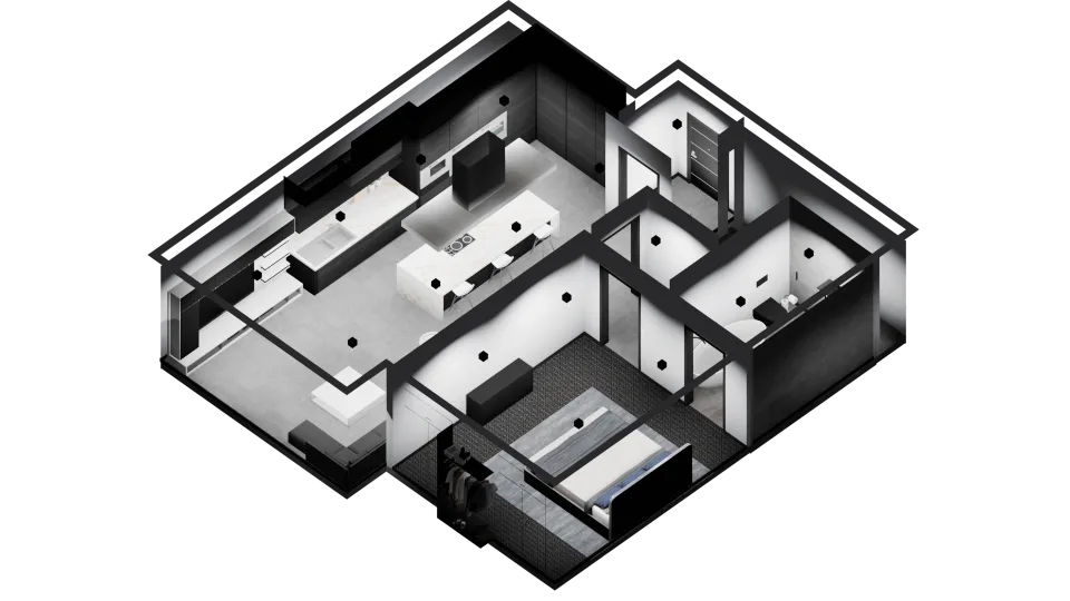 K4MB1 Furnished Housing Shells Pack (16 Shells)