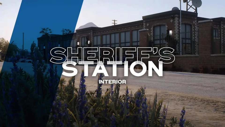 Sandy Shores Sheriff Station MLO with Drive-In Garage