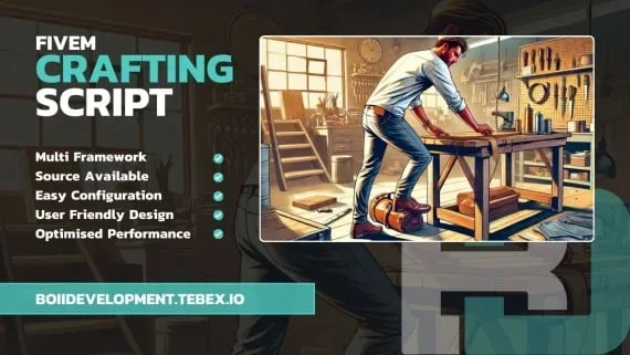 Crafting Script for FiveM with Skill Checks and Owned Benches