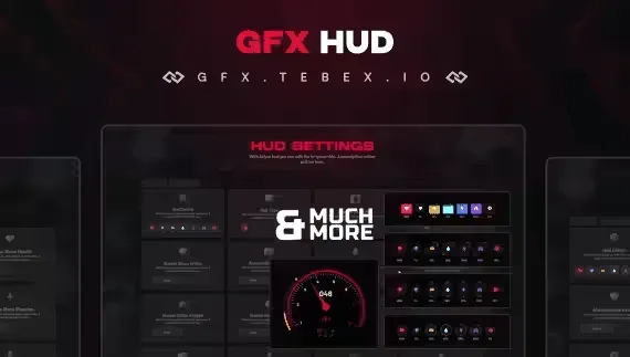 Free FiveM HUD by GFX, ESX and QBCore Ready