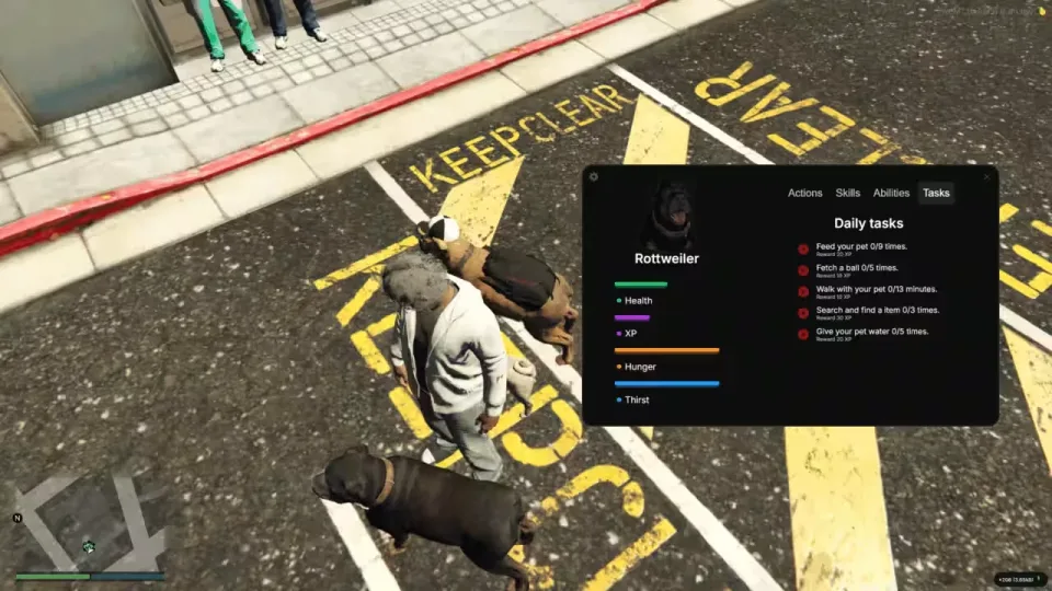 FiveM Pet Script With Levels, Skills and Breeding