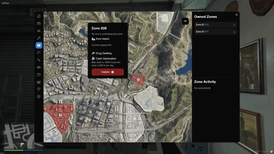 Electus Gangs FiveM Territory & Gang Wars Script