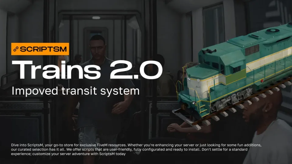 Free FiveM Trains Script with Tickets, Metro and Fines