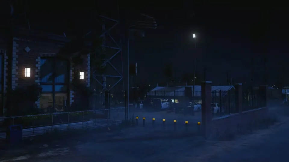 Sandy Shores Sheriff Station MLO with Drive-In Garage