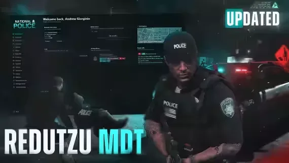 Redutzu MDT: FiveM Police Database and Dispatch UI