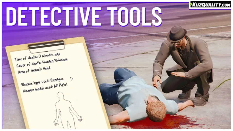 Standalone FiveM Detective Script for Body Investigations