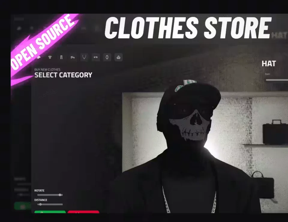 VMS Animated Clothing Shop for FiveM