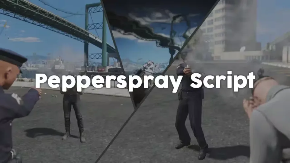 FiveM Pepper Spray Script, Addon Weapon for Police