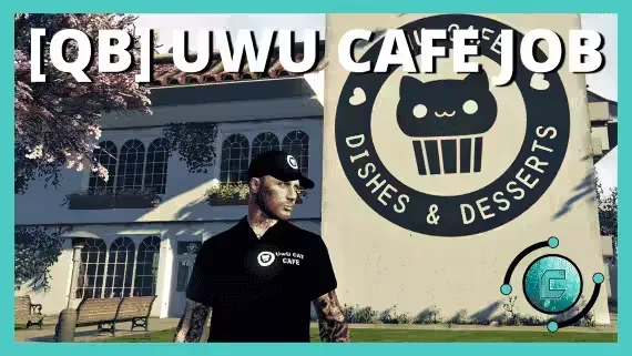 QBCore Uwu Cafe Job with Full Food Prep