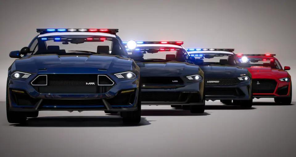 41 Non-ELS Police Cars for FiveM, EVP V1 Lifetime Pack