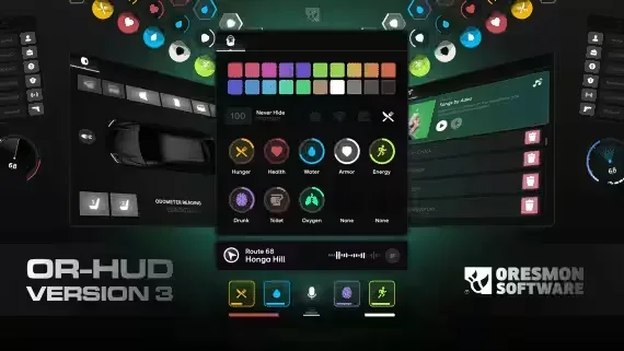 Free 0R-HUD V3: NoPixel-Inspired FiveM HUD