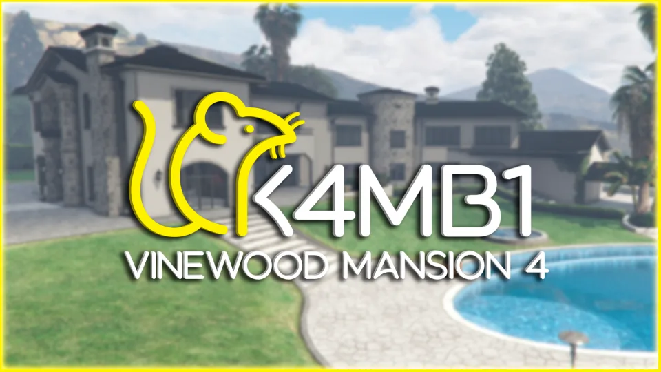 K4MB1 Vinewood Hills Mansion 4 MLO for FiveM