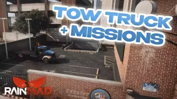 FiveM Tow Truck Job Script with Rope Towing