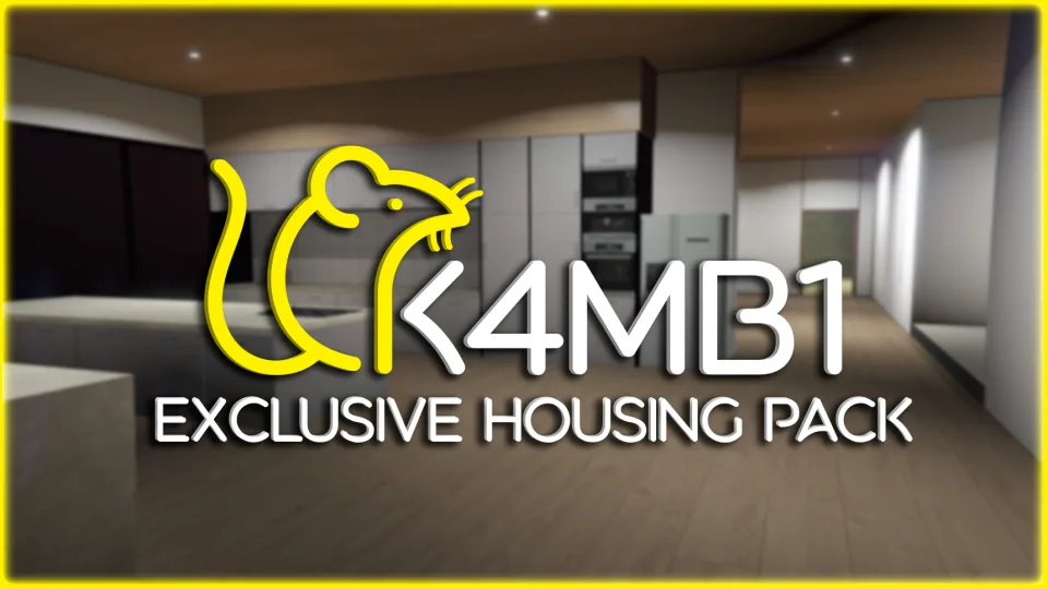 42 Exclusive FiveM Housing Shells by K4MB1 Maps