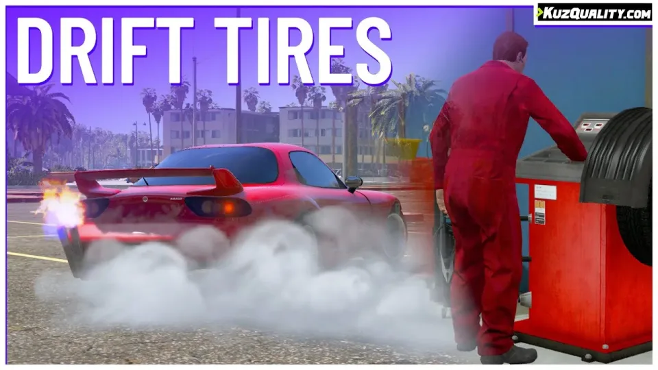 FiveM Drift Tires and Car Lift Script, No handling.meta