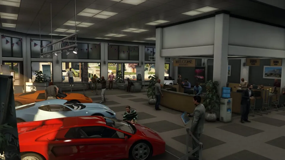 FiveM Car Dealership MLO on the Vespucci Strip