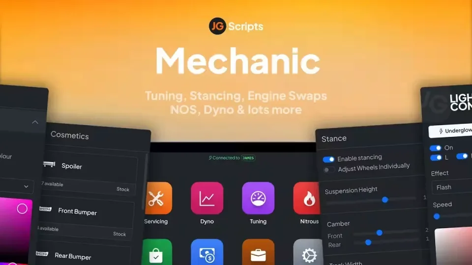JG Mechanic Script: Tuning, Stance and Dyno Tablet