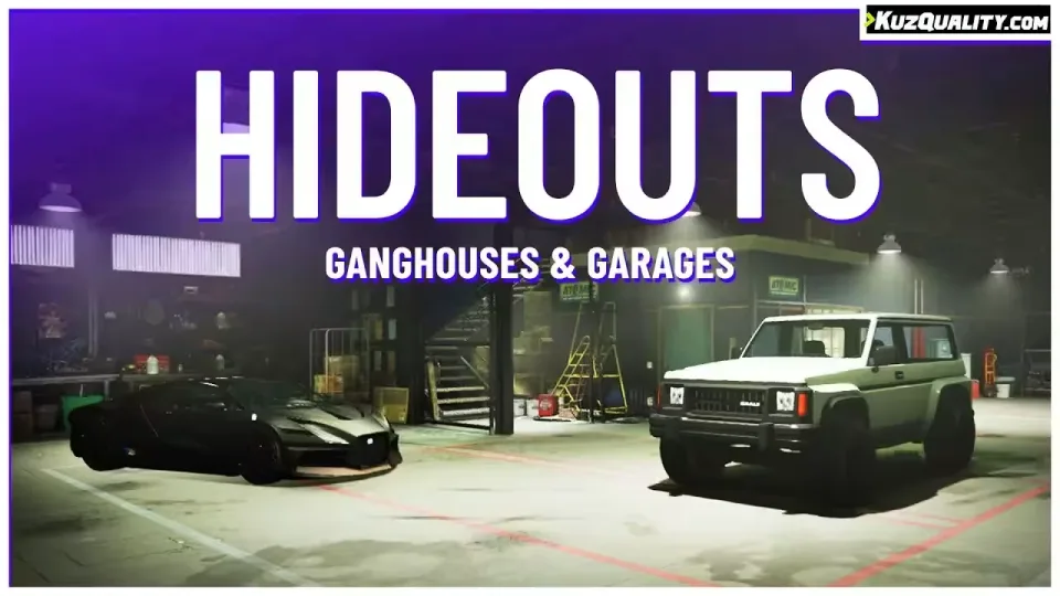 Hideouts Script for FiveM with Persistent Vehicle Storage
