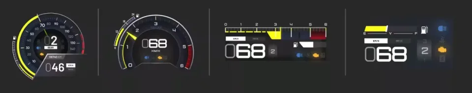 Free FiveM HUD: Izzy V7 with 4 Speedometers