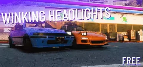 Free FiveM Winking Headlights Script