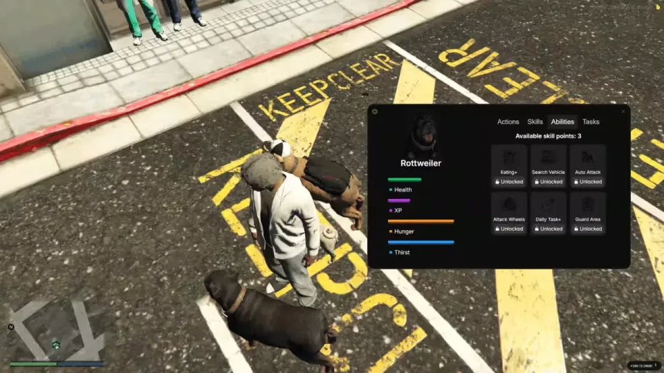 FiveM Pet Script With Levels, Skills and Breeding