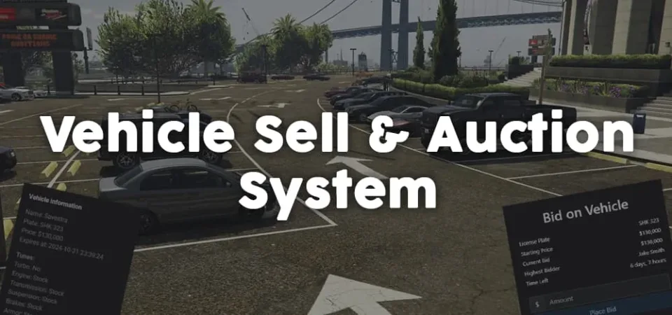 FiveM Vehicle Auction Script with Live Bidding
