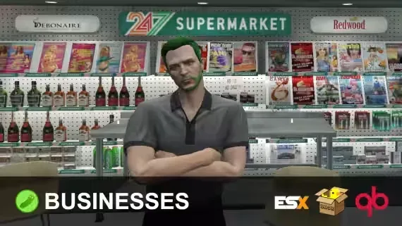 Player-Owned Businesses Script for FiveM (ESX, QBCore, Qbox)