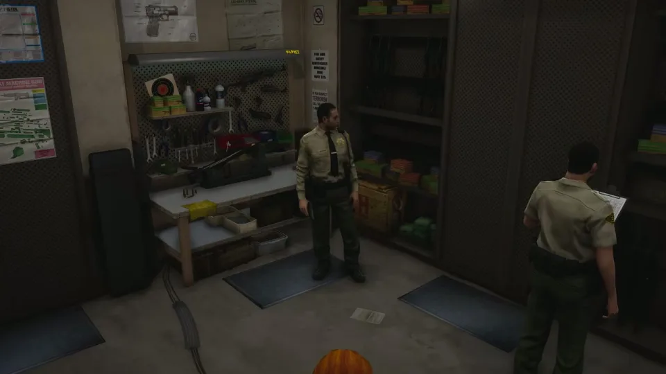 Sandy Shores Sheriff Station MLO with Drive-In Garage