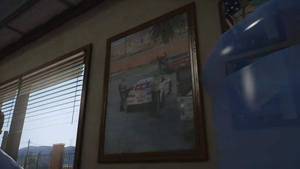 Sandy Shores Sheriff Station MLO with Drive-In Garage