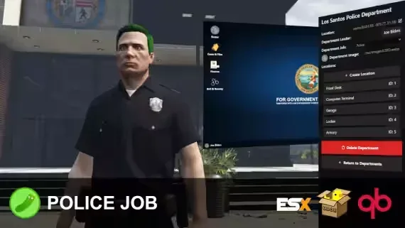 In-Game Police Job Creator for FiveM by Pickle