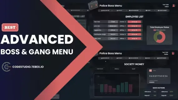 FiveM Boss Menu Script for Jobs and Gangs
