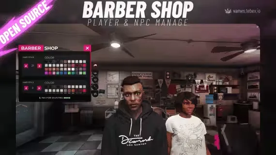 VMS Barbershop: Player-Owned Barber Job for QBCore & ESX