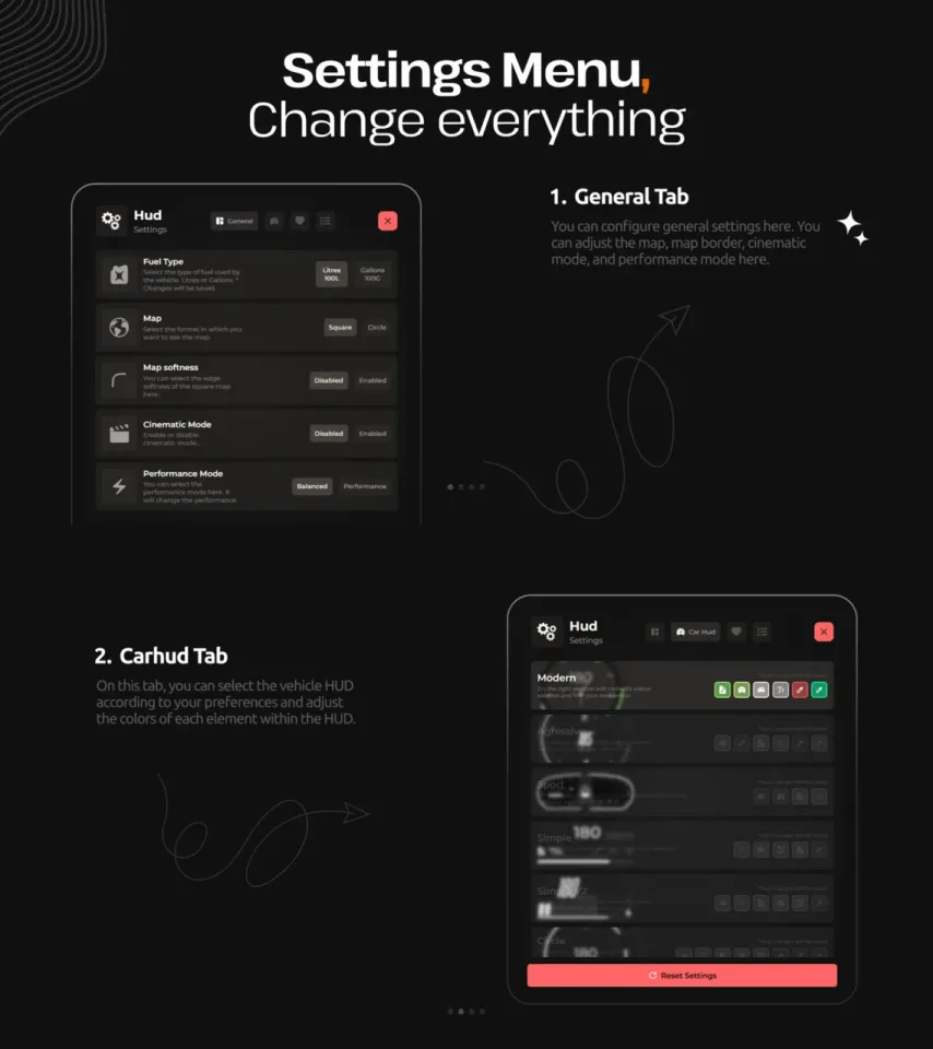 WAIS HUD V6, Customizable FiveM HUD with 11 Styles