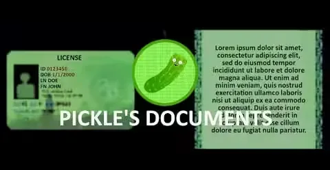 Pickle Documents: FiveM Licenses and ID Script